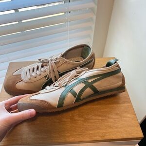 Onitsuka Tiger Mexico 66 Beige Grass Sneakers